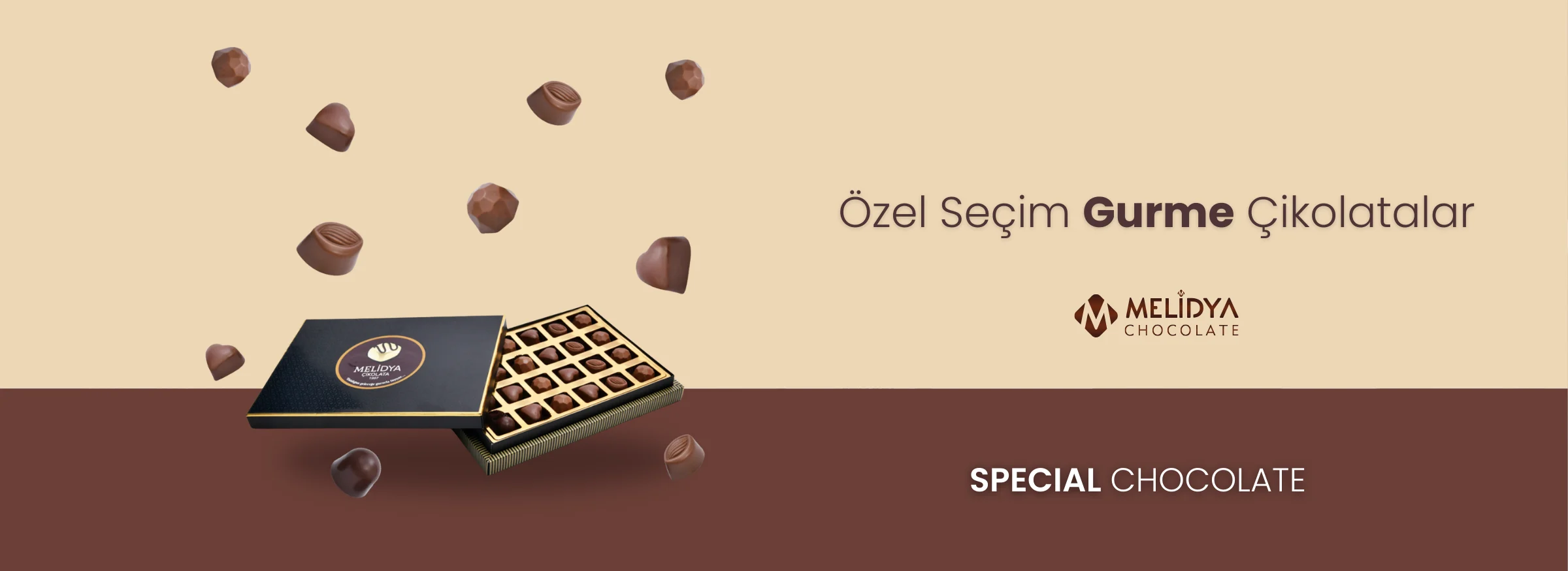 Melidya özel seçim gurme çikolatalar