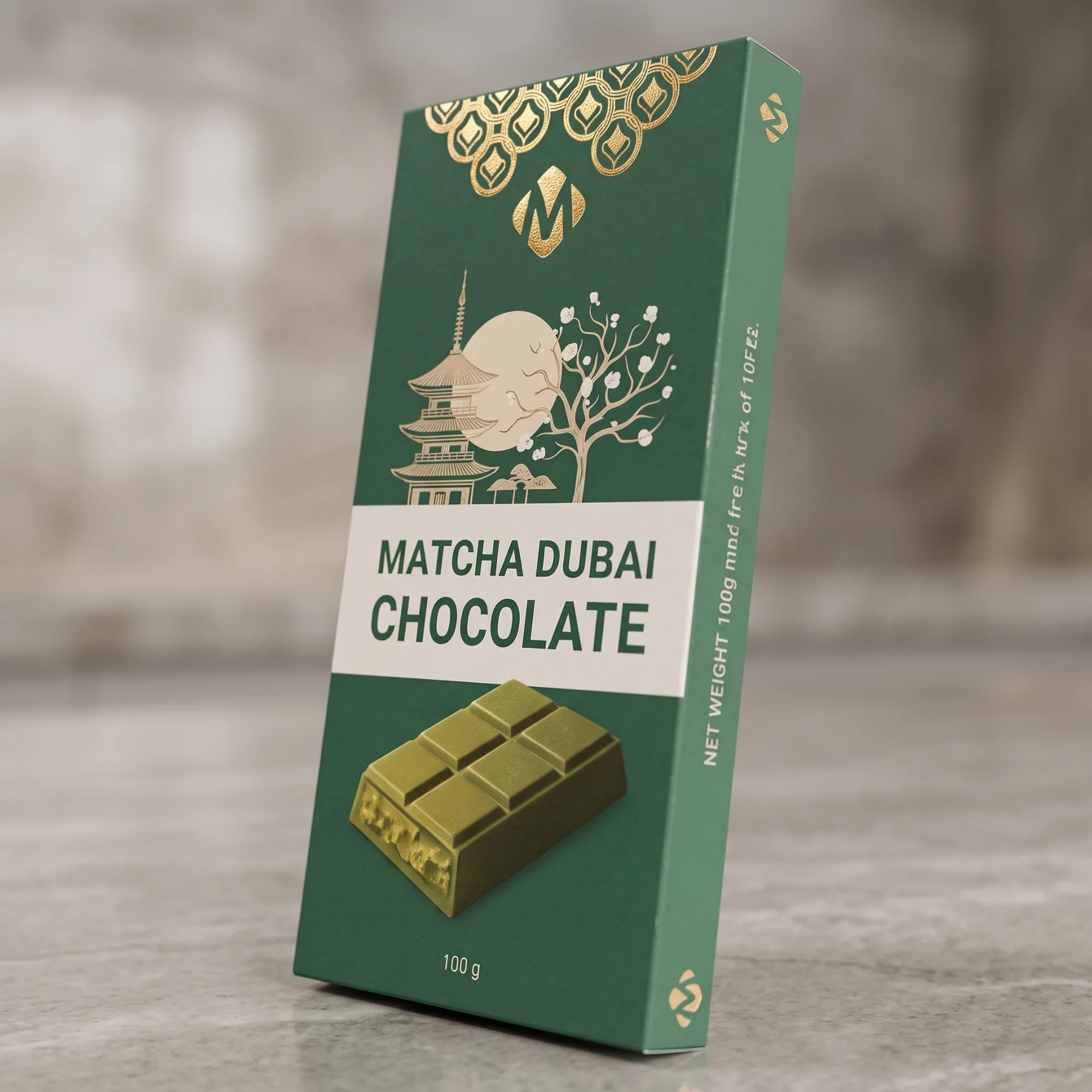 Matcha Dubai Tablet – 100 g