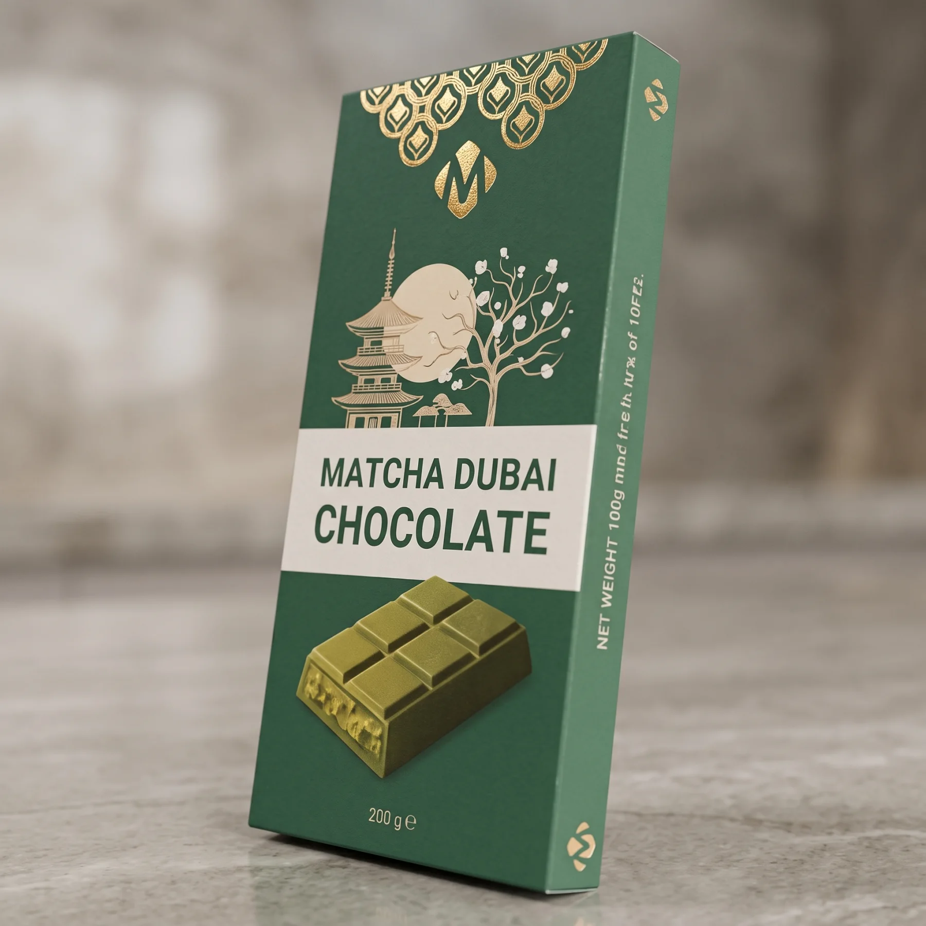 Matcha Dubai Tablet – 200 g