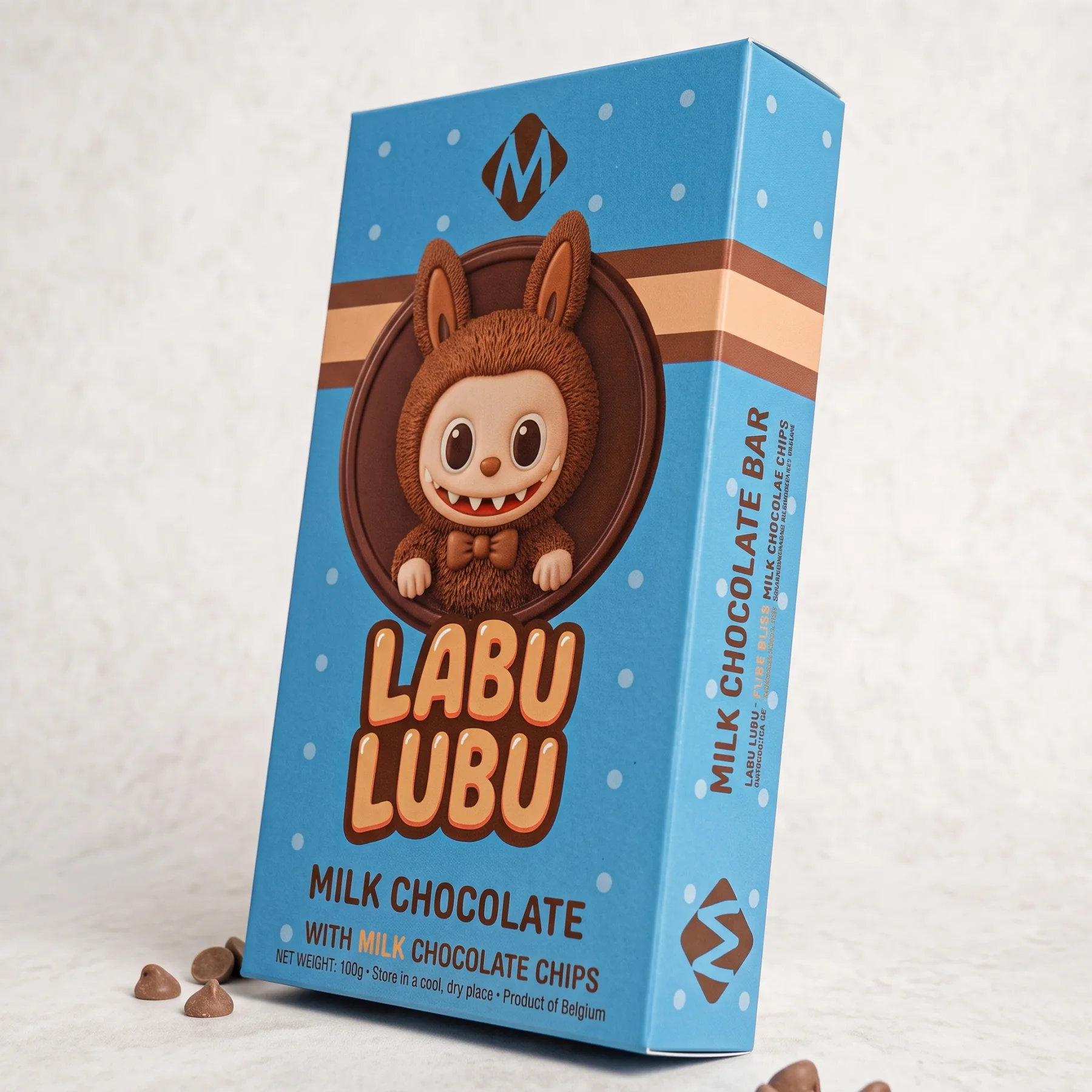 Labulubu Milk Chocolate Dubai Tablet